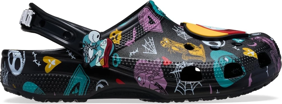 Zuecos unisex Crocs Jack Skellington Pesadilla antes de Navidad zuecos clásicos Foto 3 de 4