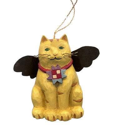 Midwest of Cannon Falls Angel Cat w/ Wings Christmas Tree Ornament New 3 3/4''