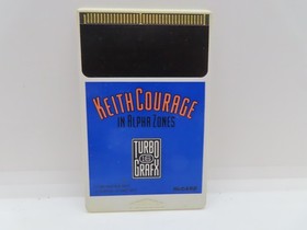 TURBOGRAFX 16 HuCard Keith Courage In Alpha Zones / Manual Tested
