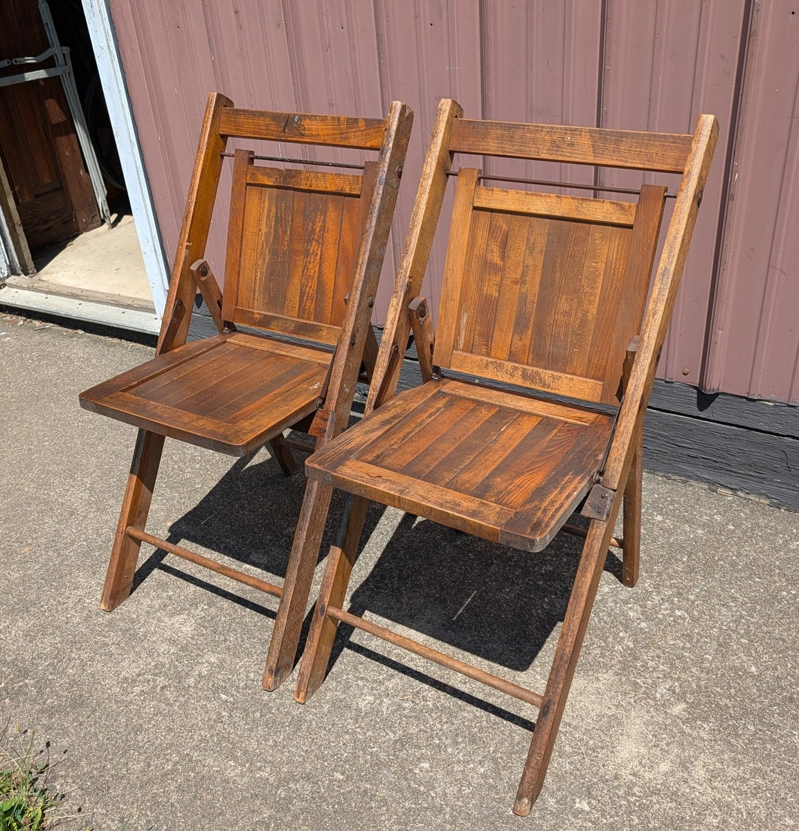 United States Wooden Antique Chairs Antique Folding 1920-1949 Time