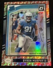 2024 Panini Optic Rated Rookie 100 Emoji Byron Murphy II #217 Seattle Seahawks