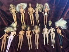 Vintage TLC Barbie Doll Lot Huge TLC Rough Condition Ken Skipper Barbies