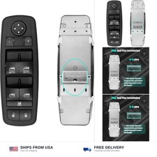Driver Side Master Power Window Control Switch for 2011  2022 Dodge Durango, f...