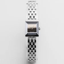 Gucci Ladies Quartz Steel Square Vintage Women Mini Watch 14 mm