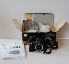 Nikon D40 Digital Camera - Black Kit AF-S DX 18-55mm Lens Shutter Problem