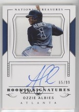 2018 Panini National Treasures Rookie Signatures 65/99 Ozzie Albies Auto 6fs