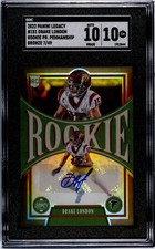 Drake London 2022 Panini Legacy RC Auto /49 Bronze SGC 10 Gem Mint