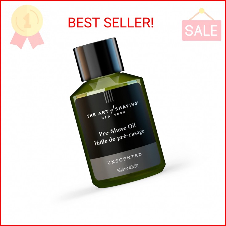 The Art of Shaving Pre Shave Oil for Men, Protects Against Irritation and Razor 