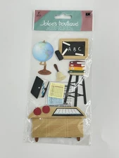 EK Success JoLee's Boutique Teacher 7 Pcs Cardstock Stickers