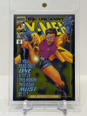 2024 SkyBox Marvel Masterpieces '92 Platinum Jubilee #100-V Variant Cover