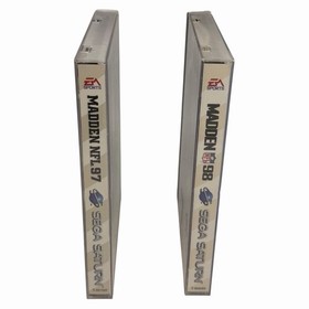 Madden NFL 97 + NFL 98 (Sega Saturn) Lot Of 2 Complete w/ Manual Tested