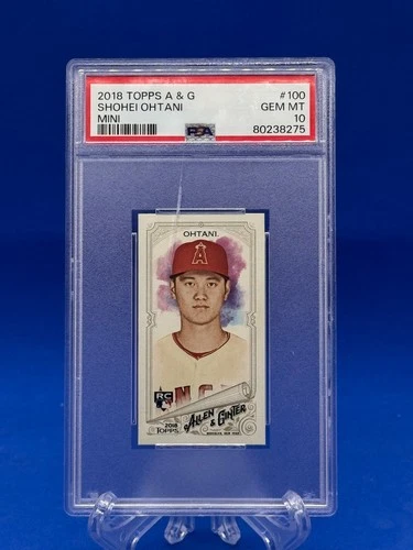 2018 Topps Allen & Ginter - Shohei Ohtani #100 Mini (RC) PSA 10