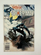 Web of Spider-Man #1 Newsstand Classic Vess Cover Marvel Comic 1985 VF+