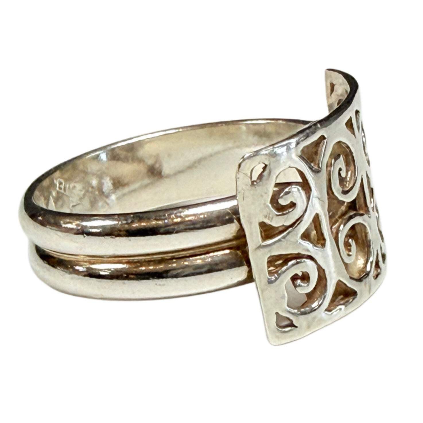 Statement Silver Ring - image 2
