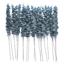 20 PCS Artificial Eucalyptus Stems Faux Eucalyptus Leaves Branches 18.5" Tall...