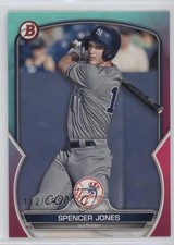 2023 Bowman Draft Aqua & Pink Gradient 112/199 Spencer Jones #BD-196 o7m