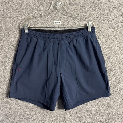 Rhone Men's Size Large Blue Versatility 7'' Inseam Lined Activewear Short