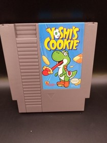 Yoshi&rsquo;s Cookie Nintendo NES 1992 Puzzle Game Boxed Mario Princess Bowser VTG Fun