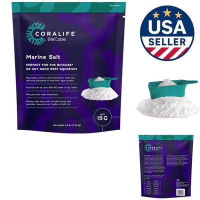 #ad #ad 15 Gallon Coralife BioCube Marine Salt Enhances Fish Health in Nano Reef Tanks $39.89