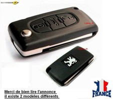Coque clé pour Peugeot 107 207 307 308 SW 407 807 Partner 3 bouton Coffre CE0536