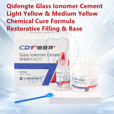 Base de relleno dental amarilla media ligera cemento ionómero de vidrio Qidengte