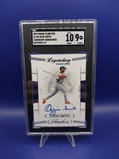 2020 Flawless Baseball Ozzie Smith Legendary Signatures Sapphire /7 Cardinals