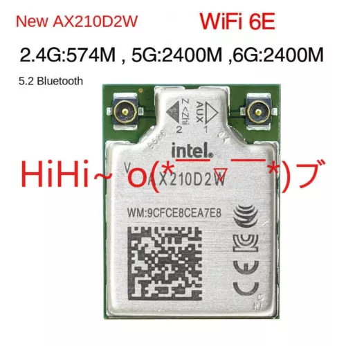 AX210D2W AX201D2W AX200D2W 9560D2W 8265D2W WIFI6E Wireless Module 5.3 Bluetooth