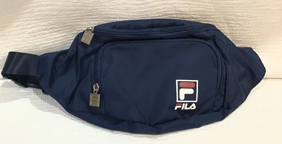 FILA Navy Blue Fanny Pack Chest Bag Bum Bag Active wear Travel Bag
