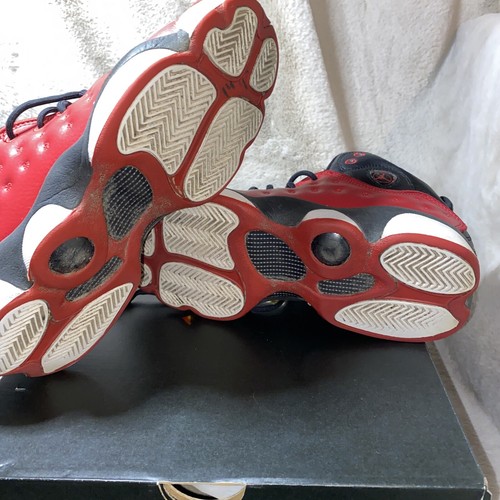 NIKE Jordan Jumpman Team II BG Gym Red Black 820273-600 Youth Sz 7Y - Imagen 9 de 12