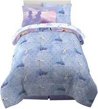 Disney Frozen 2 "Snowflake Magic" Kids Reversible Twin Bed Set-AB07TC637H74