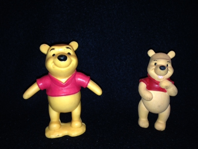 DISNEY WINNIE THE POOH FIGURINES - POOH BEAR 3.5