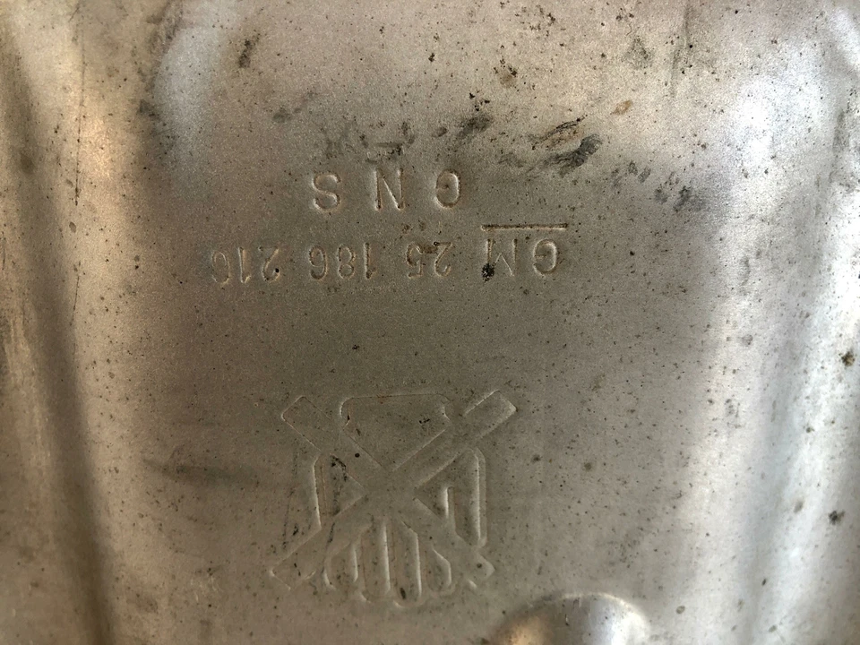 Chevrolet Spark 2004 colector de escape protector térmico cubierta de embellecimiento 25186216 Foto 4 de 4