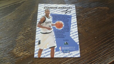 97-98 FLEER ULTRA STARTER # 5 OF 20 S STEPHON MARBURY BASKETBALL