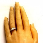 18K White gold 1.28ct princess diamond VS2 H AGS certified engagement ring 5.1g — photo 10