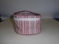Longaberger MARKET STRIPE, 2004 "MOM'S ESSENTIALS COSMETIC or JEWELRY BAG", NEW