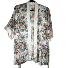 Vintage Victoria's Secret Women's Gold Label Floral Kimono Robe One Size