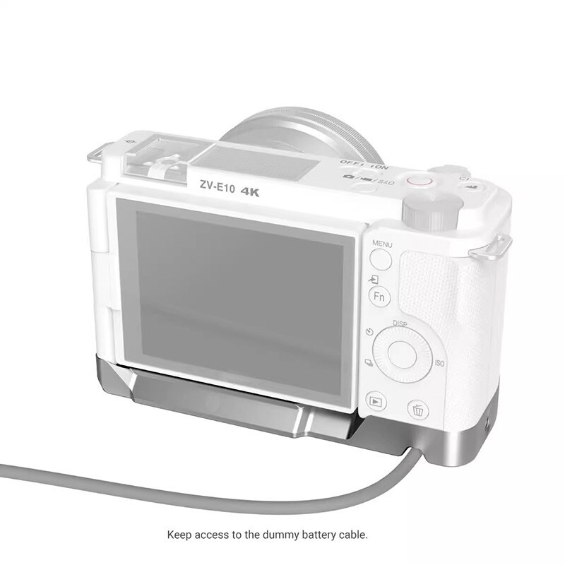 Camera Quick Release Plate for Sony ZV-E10 ZVE10 Hand Grip