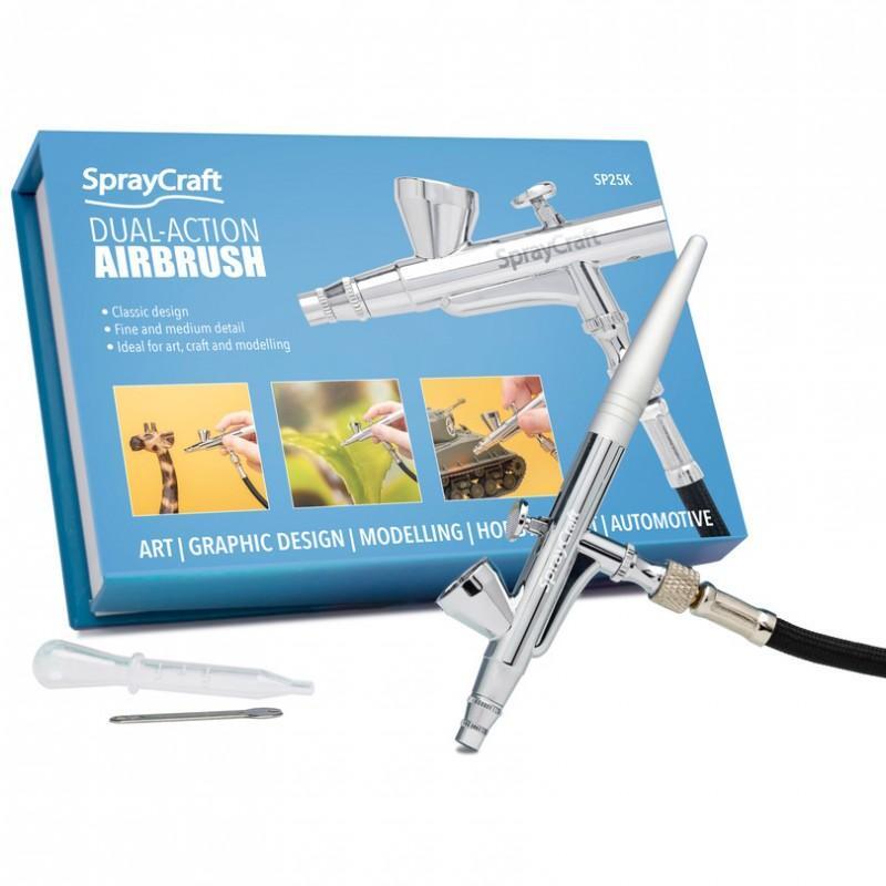 Spraycraft SP25K Dual-Action Airbrush Kit