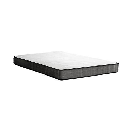 Bedra Double King Single Mattress Tight Top Bonnell Spring Foam 13cm Medium Firm - Picture 3 of 31