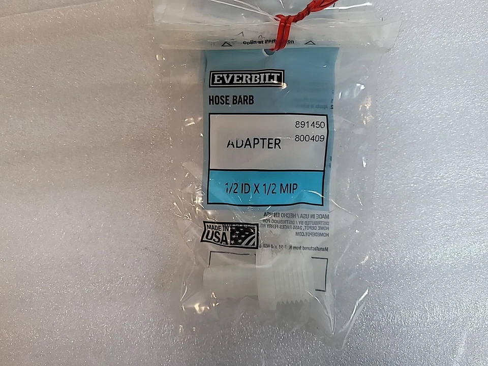 5PK  Everbilt 1/2 in. Barb x 1/2 in. MIP Nylon Hose Barb Adapter Connectors - Image 3 of 4