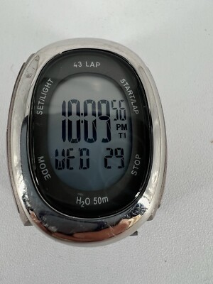 Nike Women's WR0075 Imara Run Multi-Function Watch Black NEW BATTERY No Band