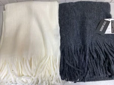 STEVE MADDEN Women's Fringed Blanket Wrap Scarf Shawl Choose Color NWT