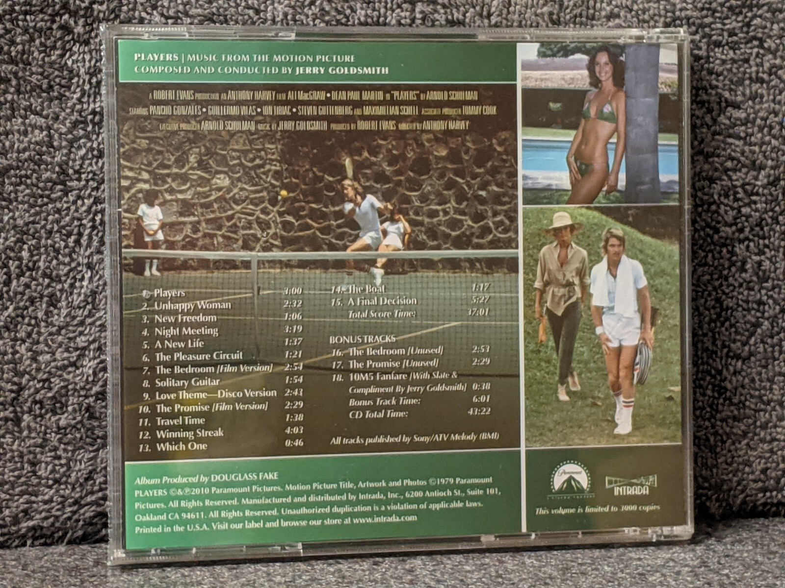 PLAYERS - RARE OOP LTD ED CD SOUNDTRACK - SEALED - GOLDSMITH - FREE SHIPPING