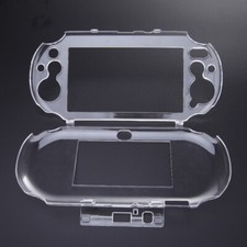 Transparent Clear Full Housing Case Shell With Screen Protector For PS VITA 2000