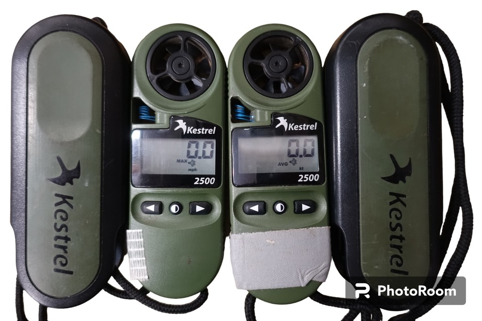 Kestrel 2500/1000 Wind Meter Barometer Altitude Temp Air Flow