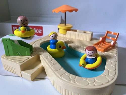 Vintage Fisher Price Little People - Custom Pool Accessory - JUMBO DUCK ONLY