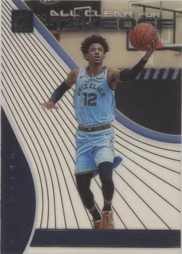 2019-20 Clearly Donruss #52 Ja Morant Rated Rookie Clear | eBay