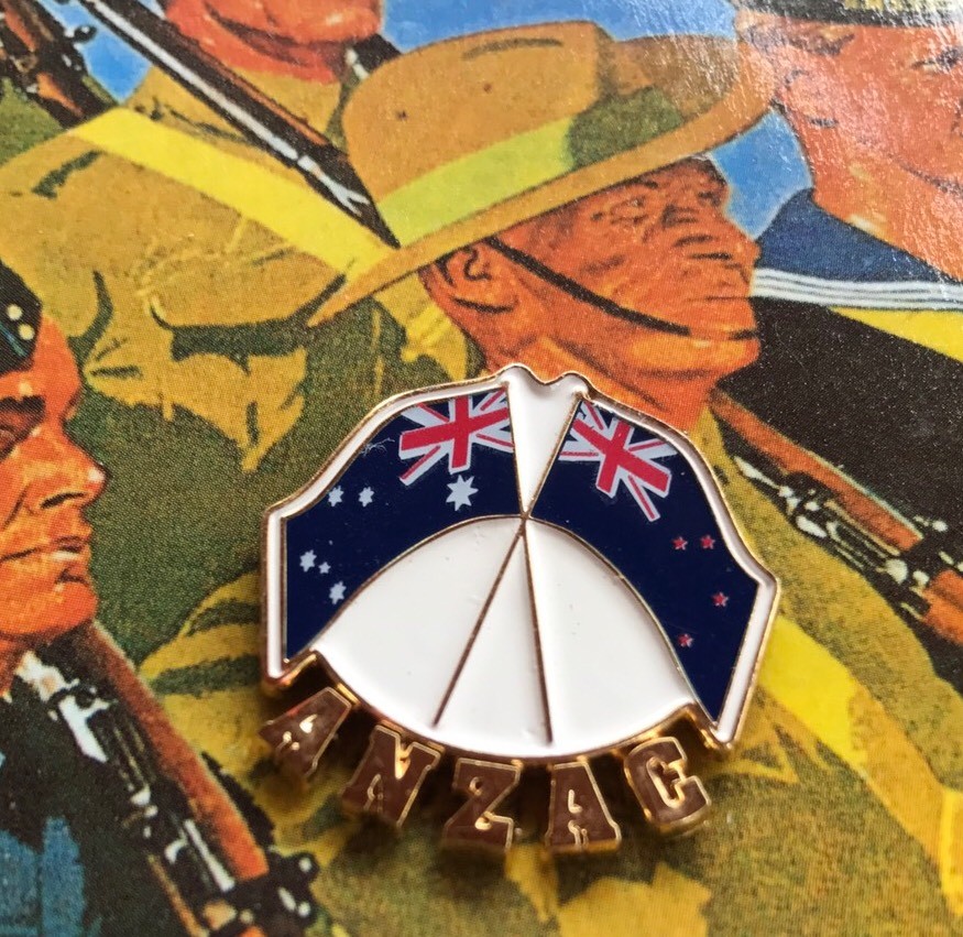 The ANZAC Badge *ANZAC DAY *Remembrance Day Lapel Pin 25mm eBay