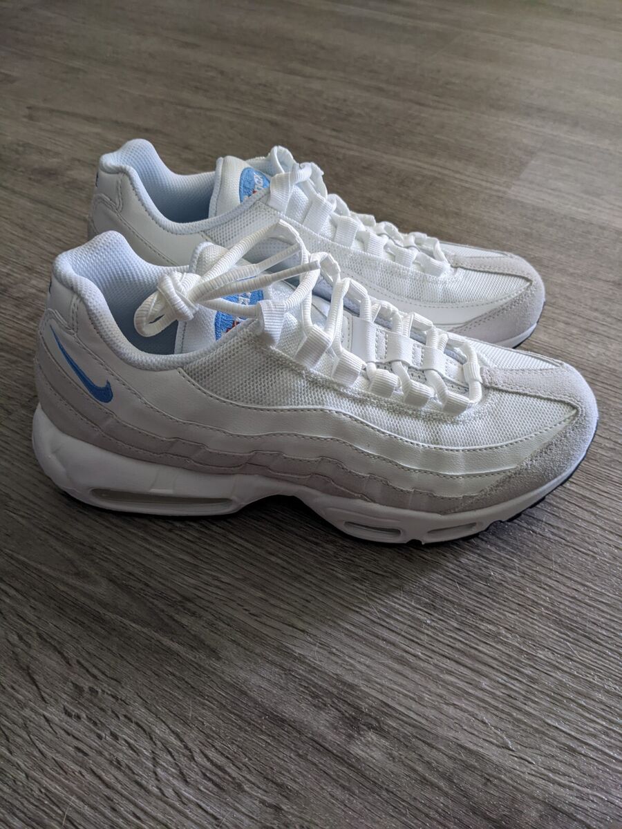 Women's Size 9.5 -Nike Air Max 95 Summit White Blue DJ9981 Women's Size 9.5 -Nike Air Max 95 Summit White Blue DJ9981