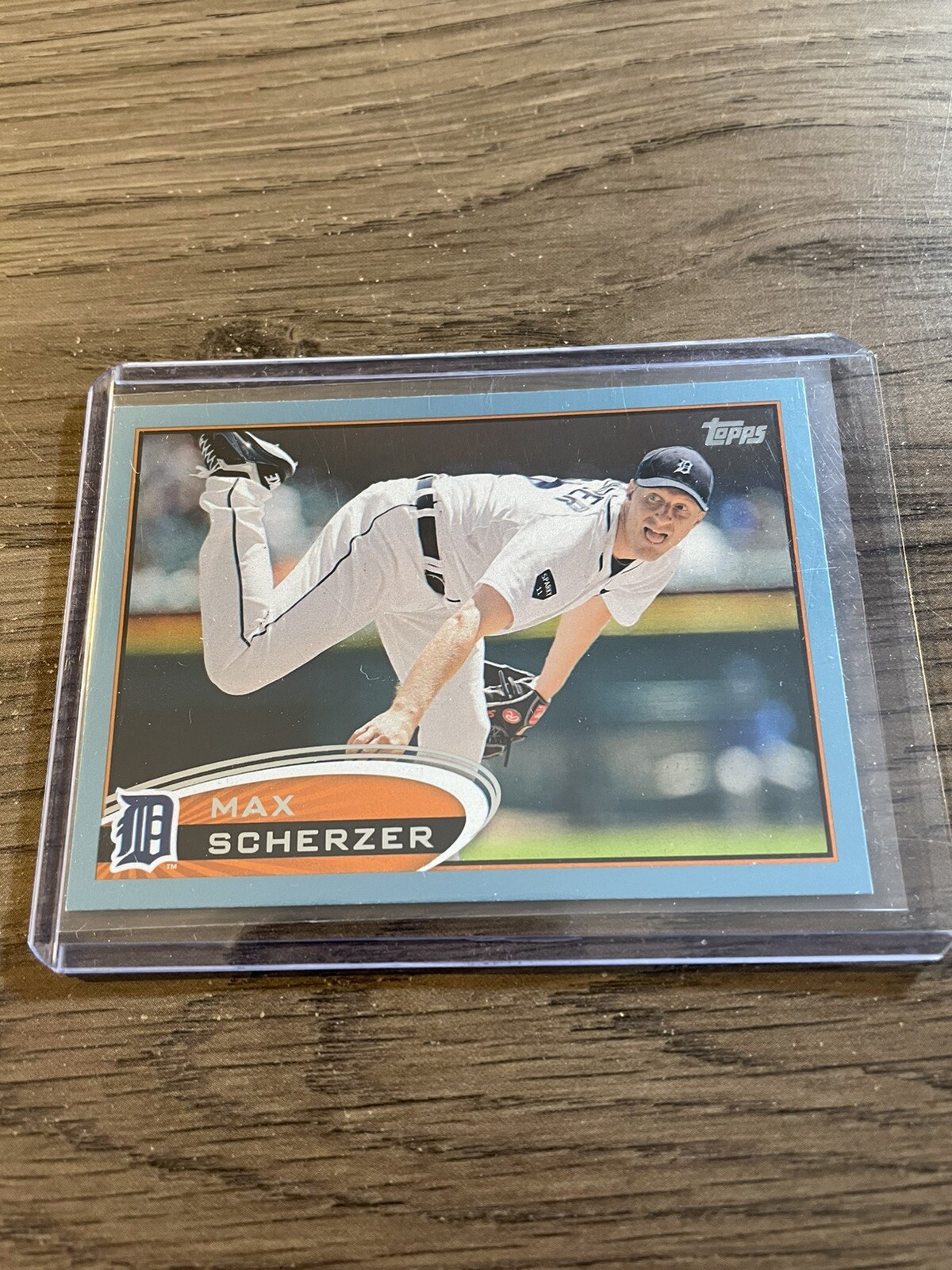 2012 Topps Wal-Mart Blue Border Max Scherzer #162 DETROIT TIGERS